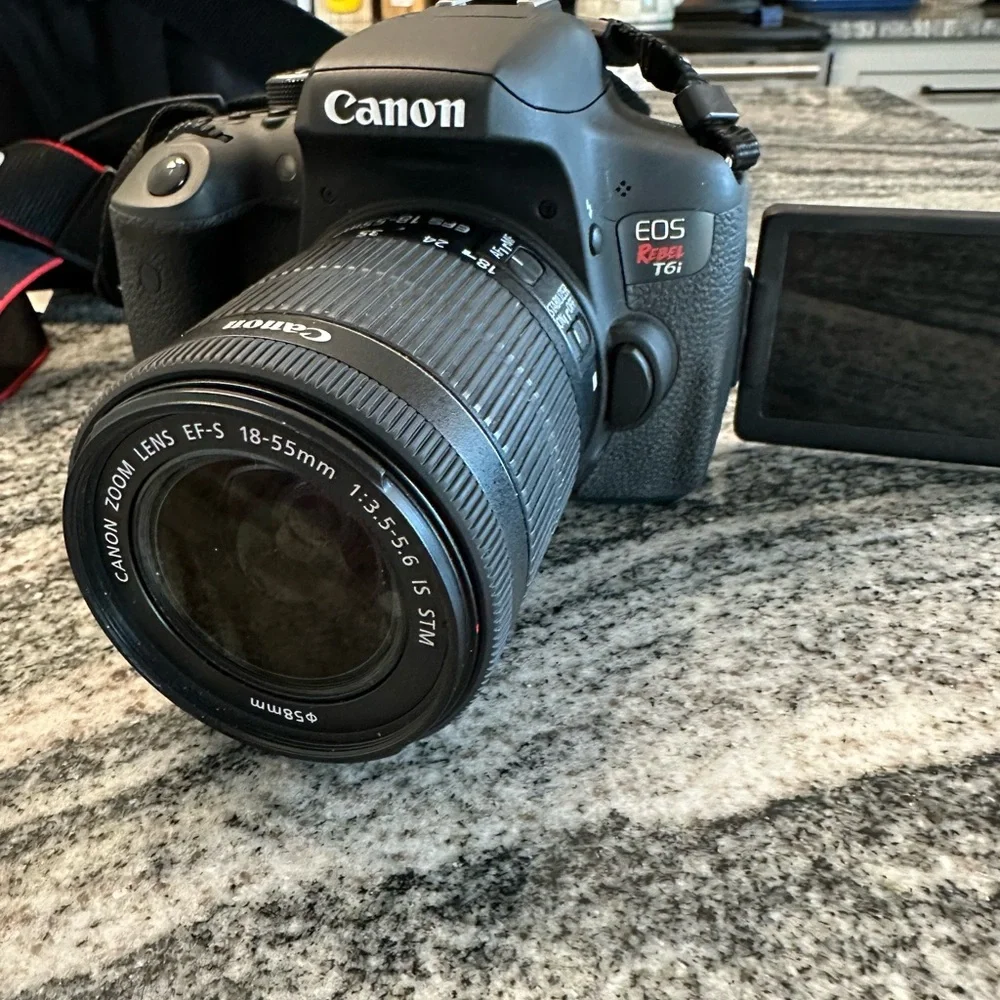 Canon EOS Rebel T6i DSLR Camera